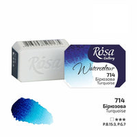 Rosa Gallery Aquarellfarben im Näpfchen 2,5 ml | verschiedene Farben | 714 tyrkysová