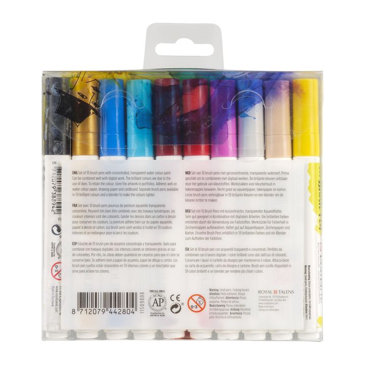 Akvarelové perá Ecoline Brush Pen Fashion — obrázok 2
