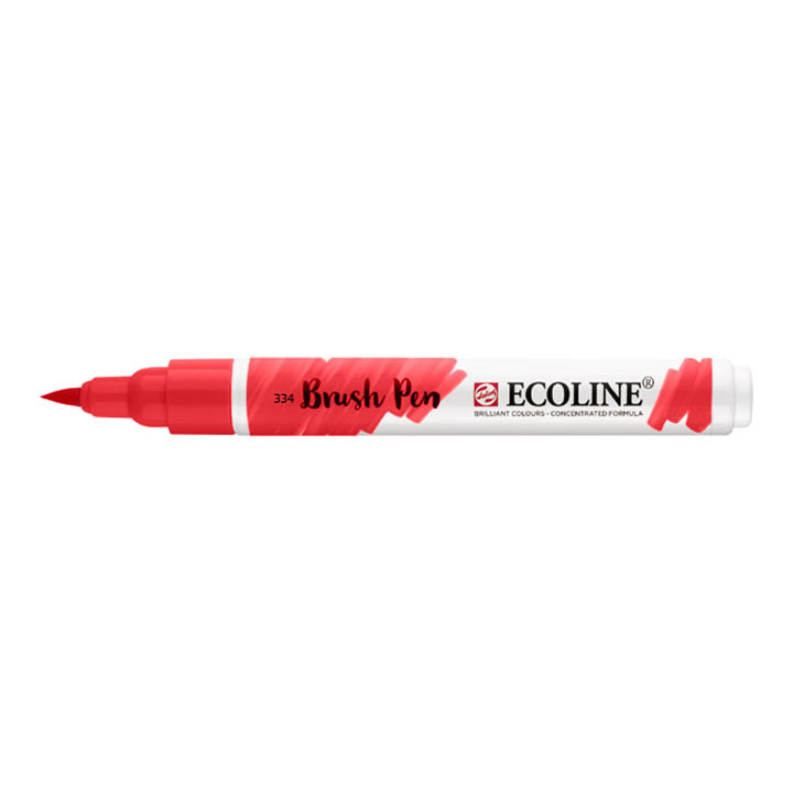 Ecoline Brush Pen Aquarellstift | 29 Farben zur Auswahl | Scarlet 334