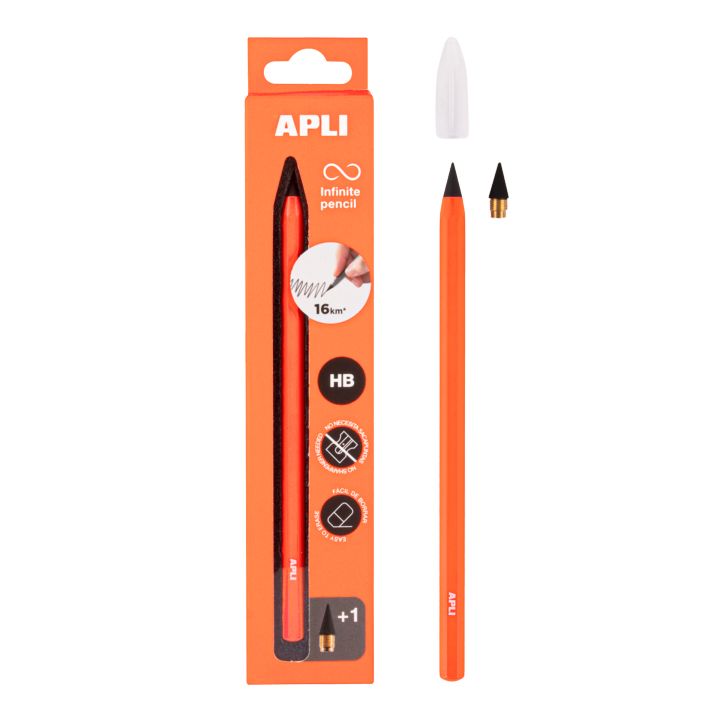 APLI Endlos-Bleistift HB, 1 Stk. – sortierte Farben — Bild 7