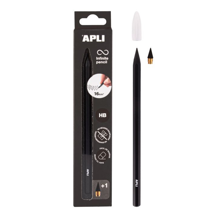 APLI Endlos-Bleistift HB, 1 Stk. – sortierte Farben — Bild 2