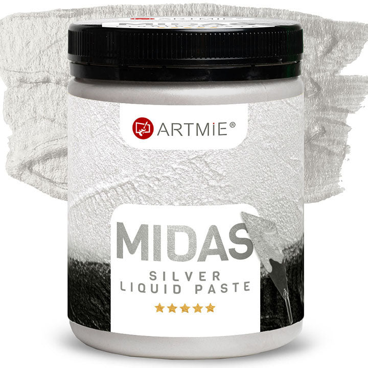 ARTMIE MIDAS Flüssige Metallic-Paste Silber | verschiedene Größen — Bild 2