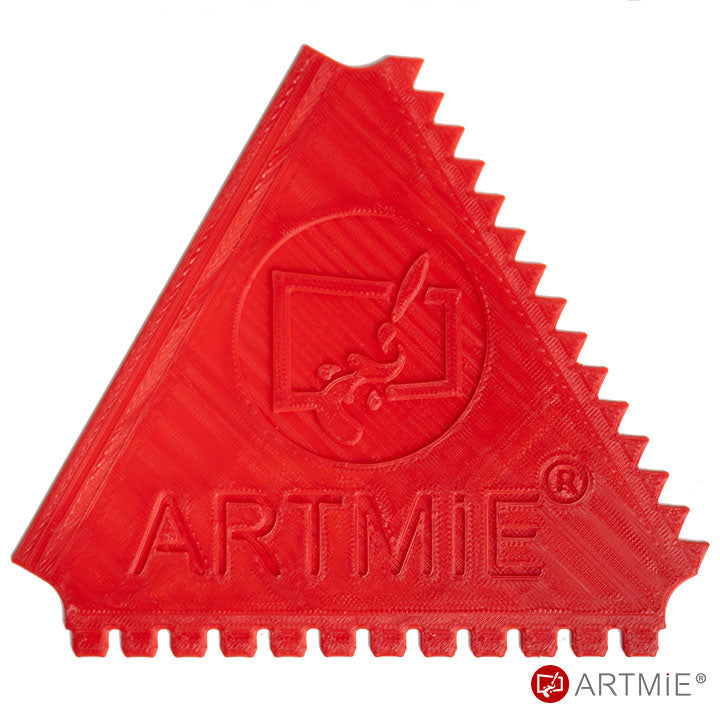 ARTMIE recyklovateľná špachtľa/hrebeň 3 v 1 — obrázok 1
