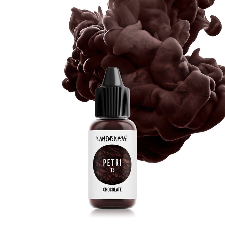 Kamenskaya Petri Inks für Epoxidharz 15 ml | verschiedene Farben | Petri 13 schokoladenbraun