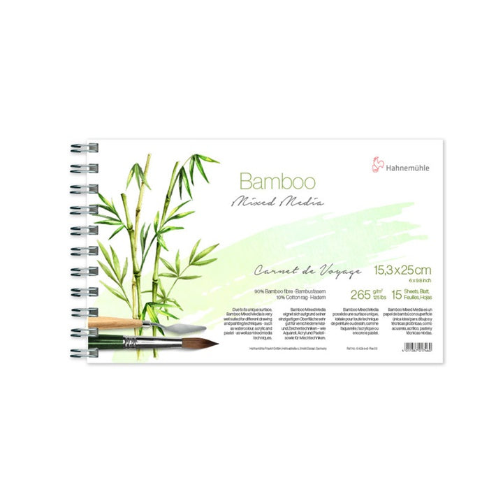 Bamboo Carnet de Voyage blok Hahnemühle Mixed Media | ARTMIE