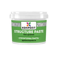 Biela jemnozrná štruktúrovacia pasta od Kompozit