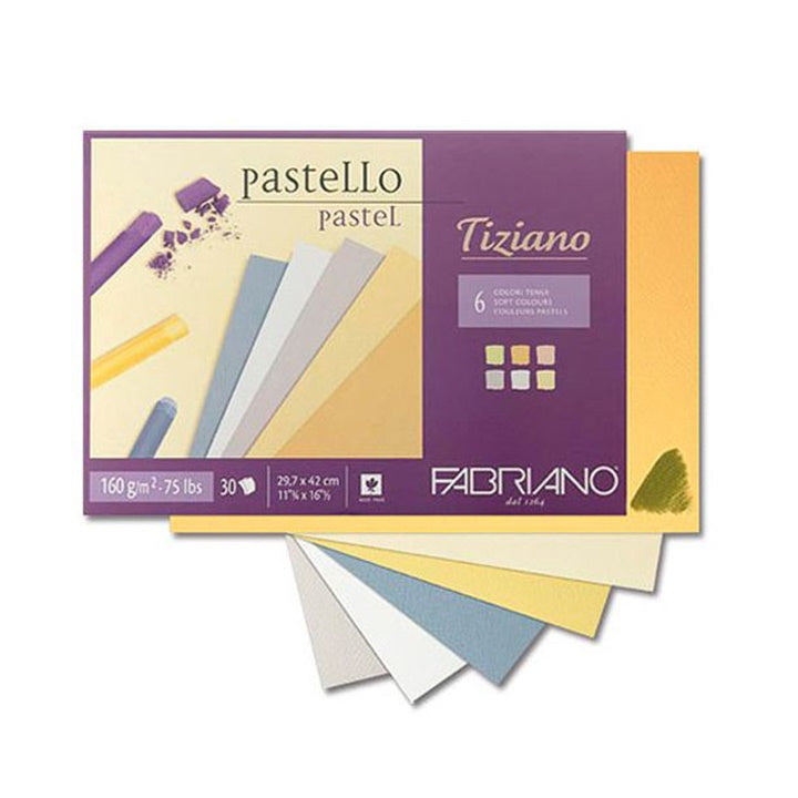 FABRIANO Tiziano Soft Pastellpapier-Block | verschiedene Formate | A3
