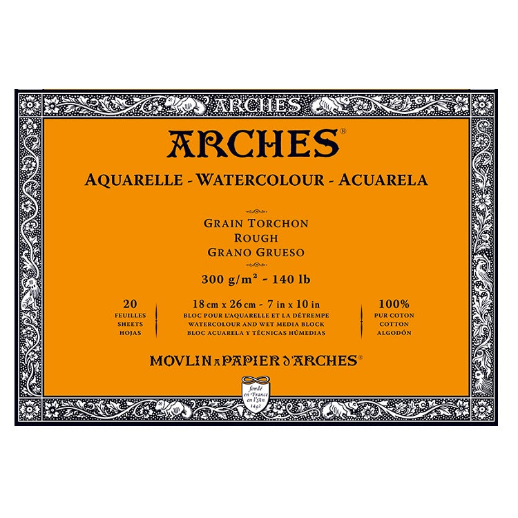 Blok za slikanje ARCHES® Aquarelle Watercolour Rough | izberite format