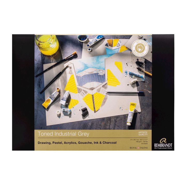 Carta colorata Rembrandt Industrial Grey - scegli | formati diversi