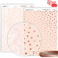 Carte per scrapbooking Hearts A4 | varie tonalità — immagine 5