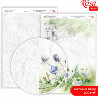 Carte per scrapbooking Wild Flowers A4 | vari motivi — immagine 2