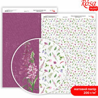 Carte per scrapbooking Wild Flowers A4 | vari motivi — immagine 6