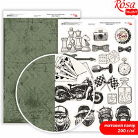 Carte per scrapbooking Mens Style A4 | vari motivi — immagine 7