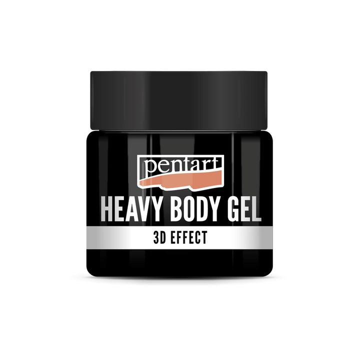 Schwarzer glänzender Heavy Body Gel Pentart | verschiedene Volumina | 50 ml