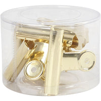 Clip in metallo grandi 75 mm - 6 pezzi | colori diversi