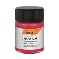 Colore per tessuti chiari JAVANA 50 ml | colori diversi