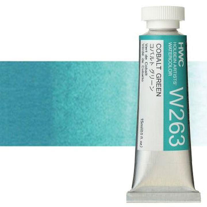 Colori ad acquarello professionali Holbein Artists 15 ml | tonalità verdi — immagine 7