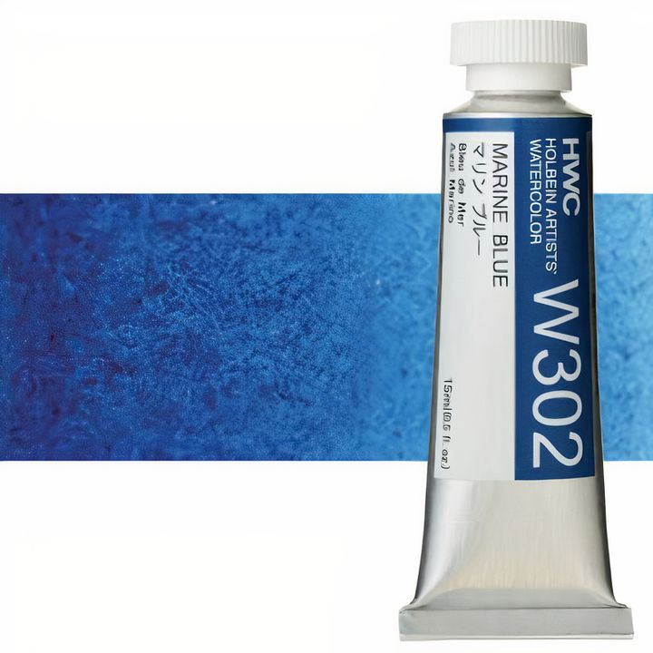 Colori ad acquarello professionali Holbein Artists 15 ml | tonalità blu — immagine 14