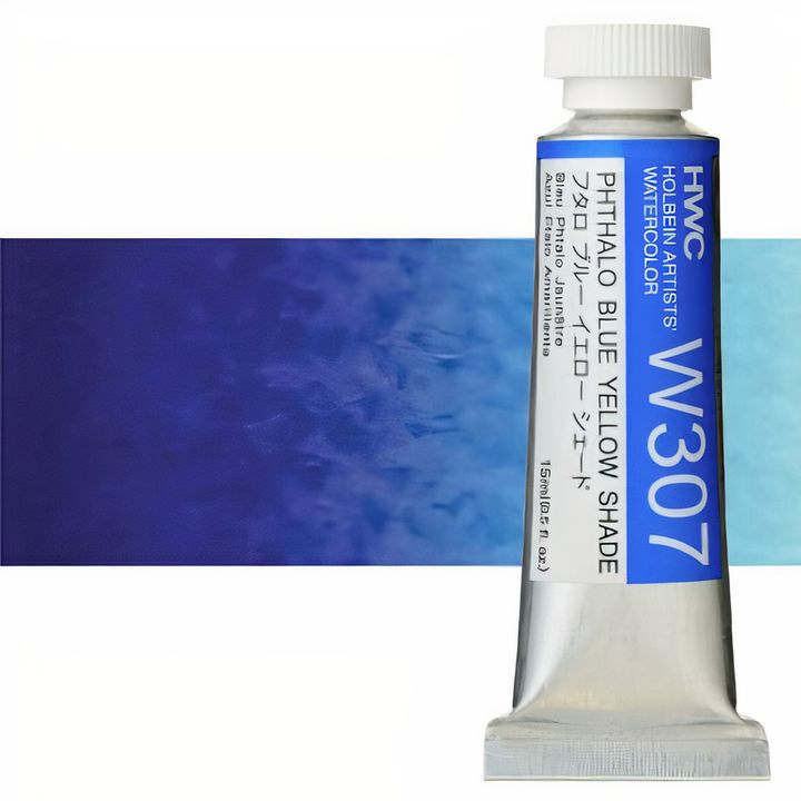 Colori ad acquarello professionali Holbein Artists 15 ml | tonalità blu — immagine 19