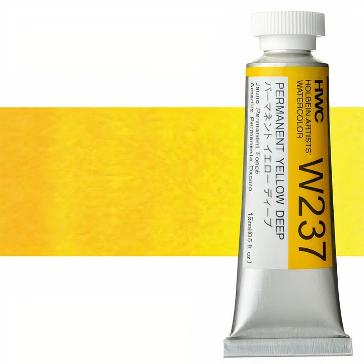 Colori ad acquarello professionali Holbein Artists 15 ml | tonalità gialle — immagine 10