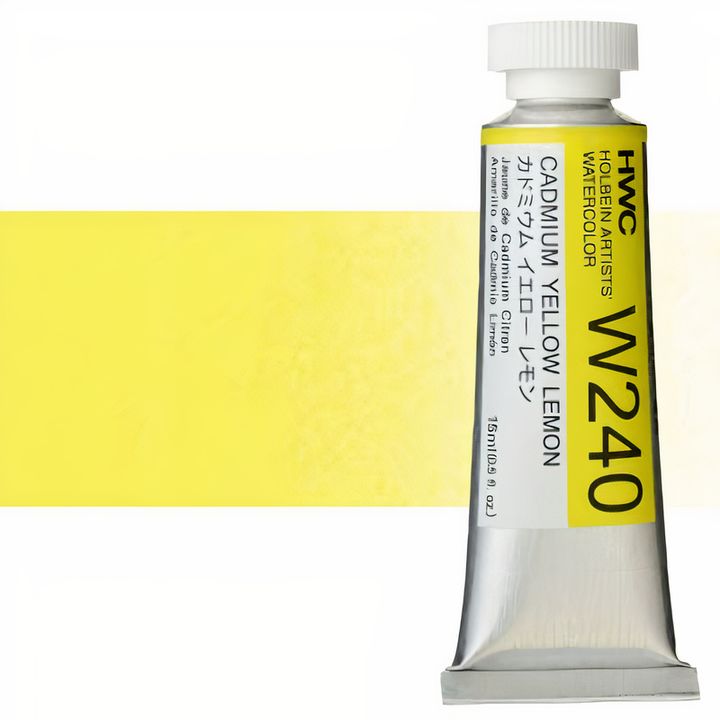 Colori ad acquarello professionali Holbein Artists 15 ml | tonalità gialle — immagine 13