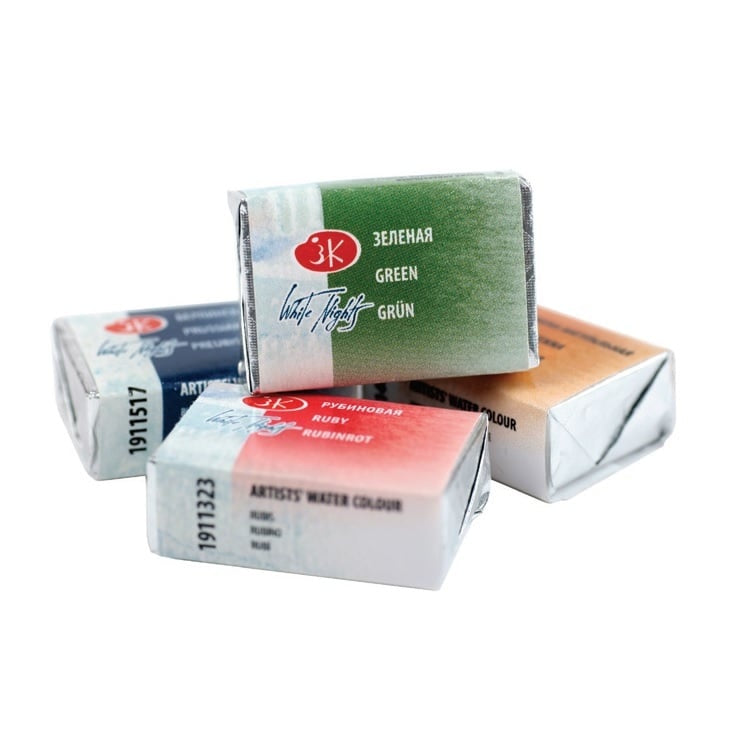 Colori ad acquerelo White Nights Semi-dry 2.5 ml | sceglie tonalità