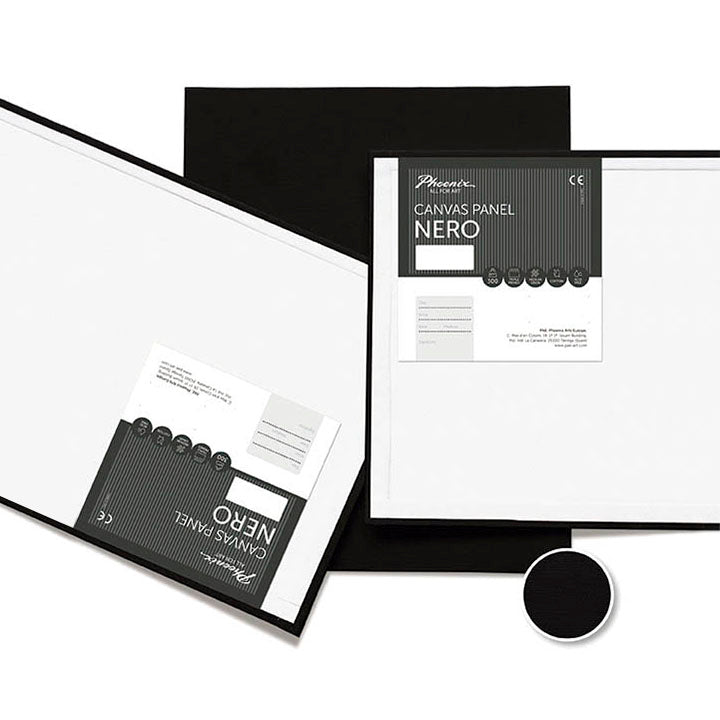 Črno platno na kartonu | različne dimenzije – pogled 8