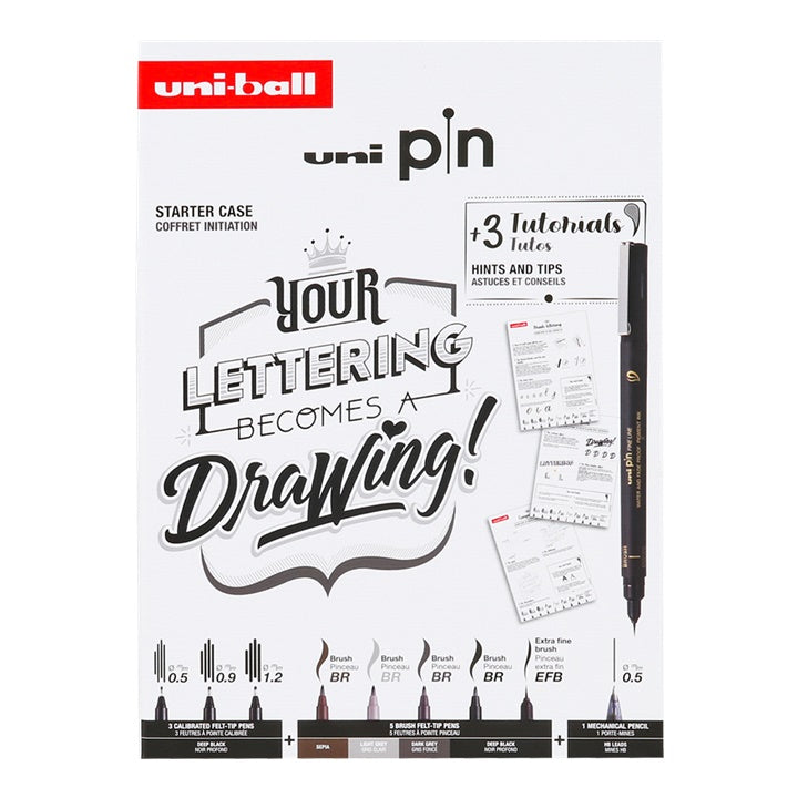 Darčeková sada UNI PIN Starter Case 9 ks — obrázok 1