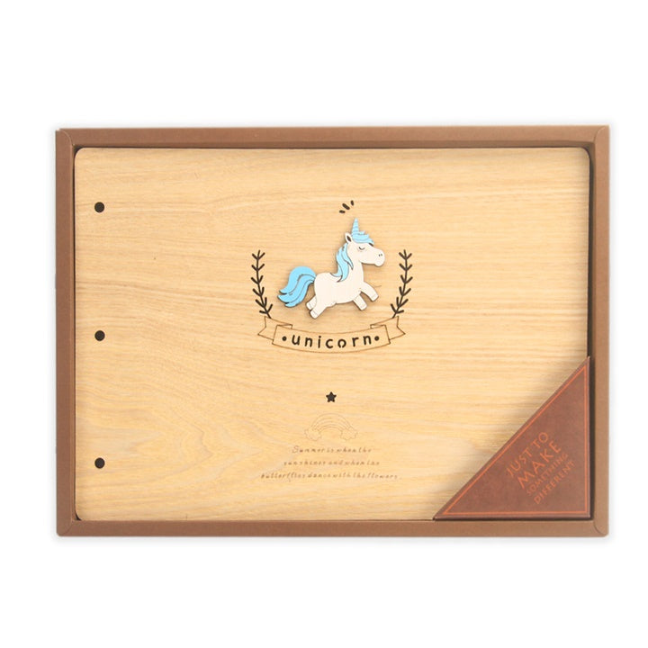 Drevený album Unicorn 190 x 270 mm - 28 listov