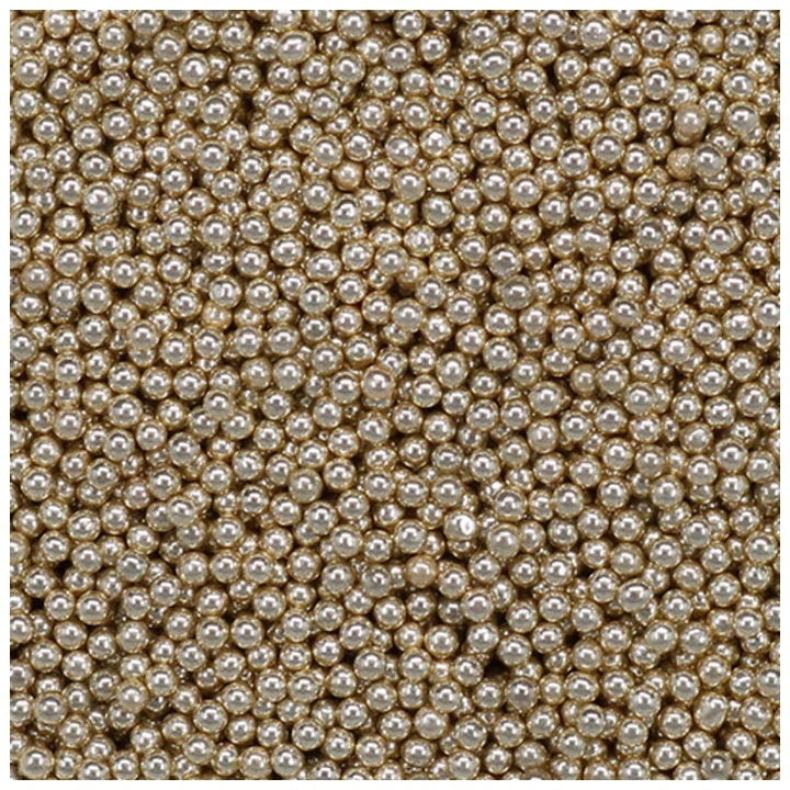 Pentart Mikro-Glasperlen 40 g | verschiedene Farben | goldener Champagner