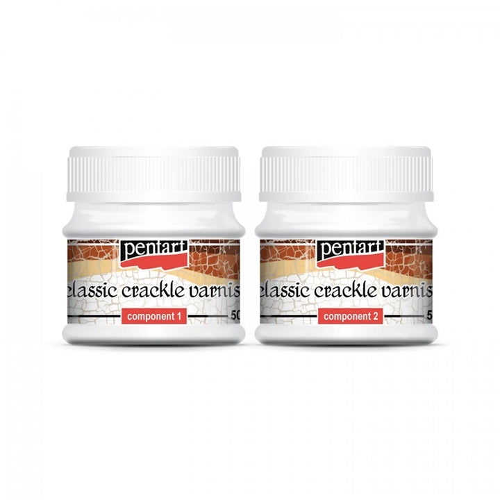 Dvokomponentni lak z učinkom razpok - classic 2 x 50 ml