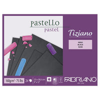FABRIANO Tiziano Skizzenblock für Pastell in Schwarz | ARTMIE