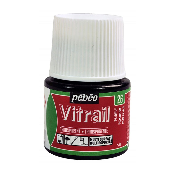 Farba na sklo Pebeo Vitrail 45 ml | rôzne farby — obrázok 20
