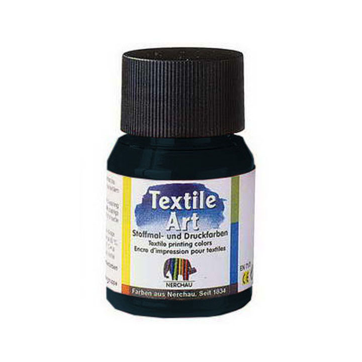 Textilfarbe für helle Stoffe 59 ml | verschiedene Farbtöne | Schwarz