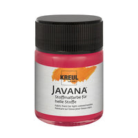 JAVANA Stoffmalfarbe für helle Textilien 50 ml | verschiedene Farben | ARTMIE