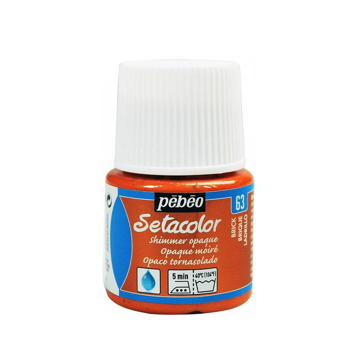 Farba na textil Pebeo Setacolor Opaque Shimmer [metalická] 45 ml | rôzne farby — obrázok 6