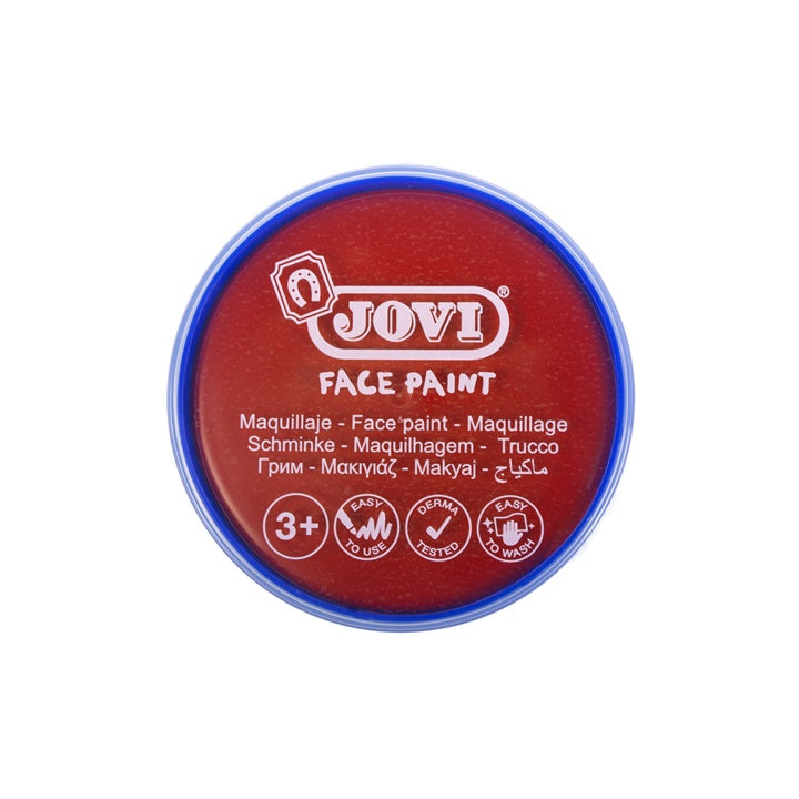 JOVI Schminkfarbe im Tiegel 8 ml | verschiedene Farbtöne | rot