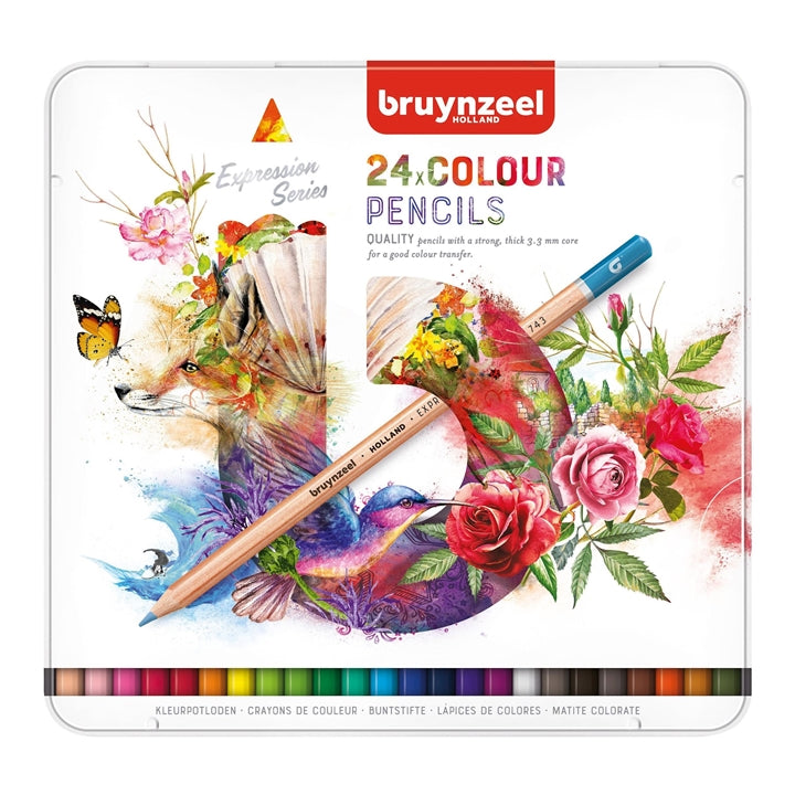 bruynzeel Expression Series Buntstifte im Metall-Etui | verschiedene Sets | 24 ks