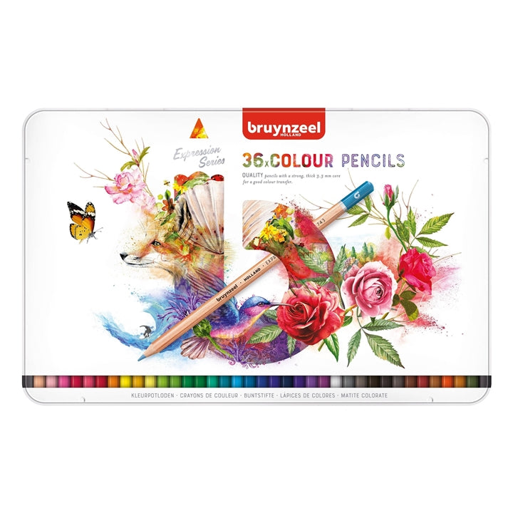 bruynzeel Expression Series Buntstifte im Metall-Etui | verschiedene Sets | 36 ks