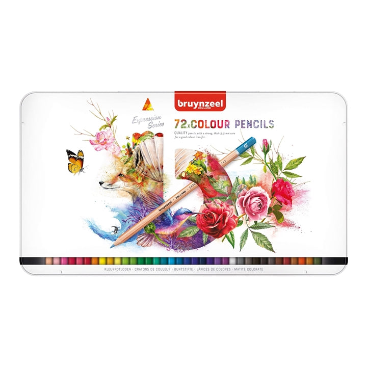 bruynzeel Expression Series Buntstifte im Metall-Etui | verschiedene Sets | 72 ks