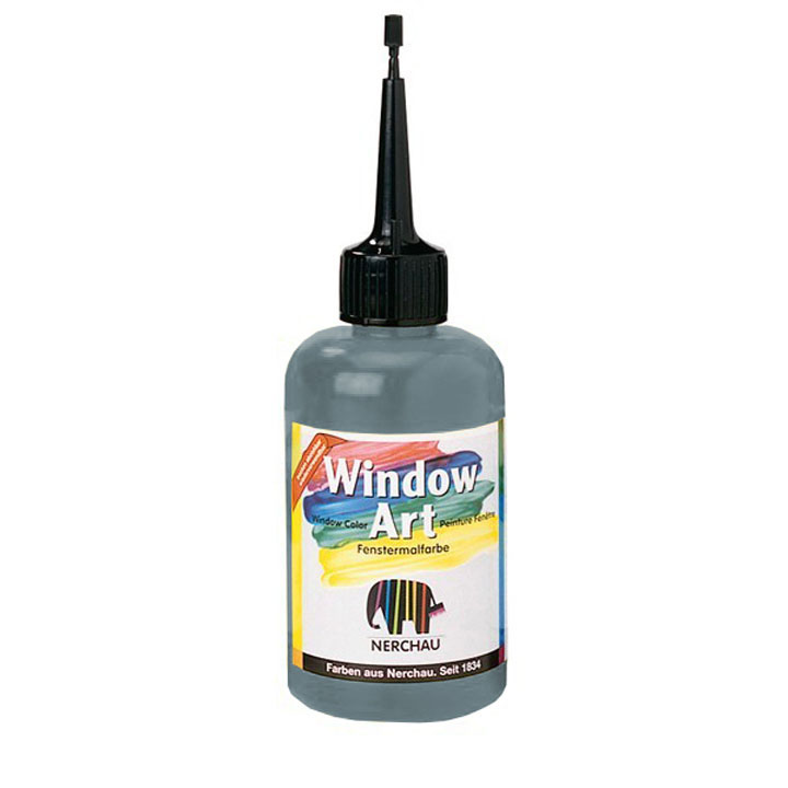 Window Art Glasmalfarbe 80 ml | verschiedene Farbtöne | grau