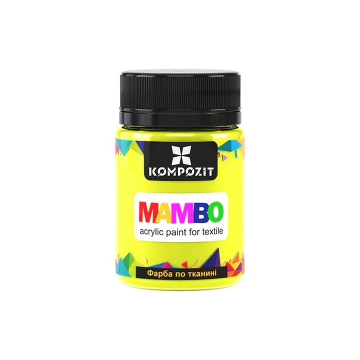 Fluoreszierende Textil- und Lederfarbe MAMBO 50 ml | verschiedene Farbtöne | ARTMIE