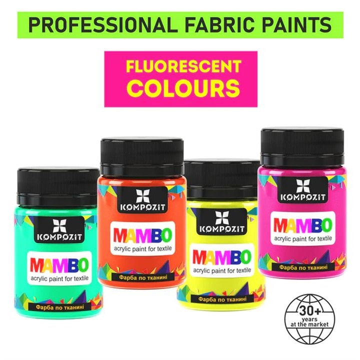 Fluoreszierende Textil- und Lederfarbe MAMBO 50 ml | verschiedene Farbtöne — Bild 8