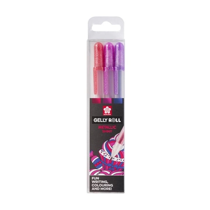 Sakura Gelly Roll METALLIC Gelschreiber - 3er Set | verschiedene Sets