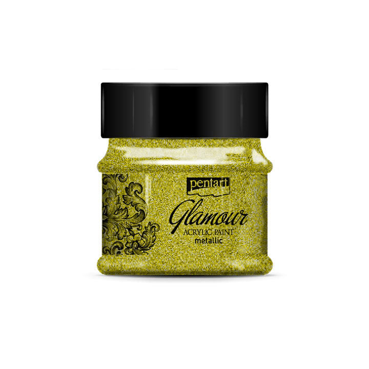 Glamour Metallic Acrylfarbe 50ml | verschiedene Farben — Bild 6