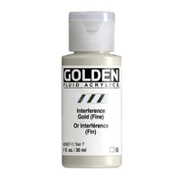 GOLDEN Fluid Interference Acrylfarbe mit schimmerndem Effekt | ARTMIE