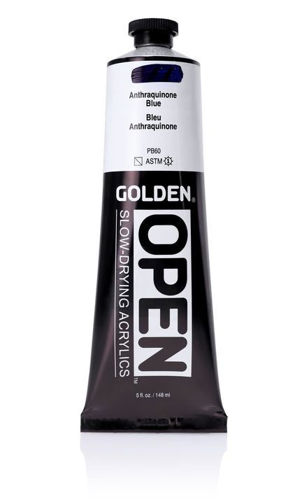 GOLDEN OPEN Vernice acrilica ad asciugatura lenta 148 ml | Varie tonalità