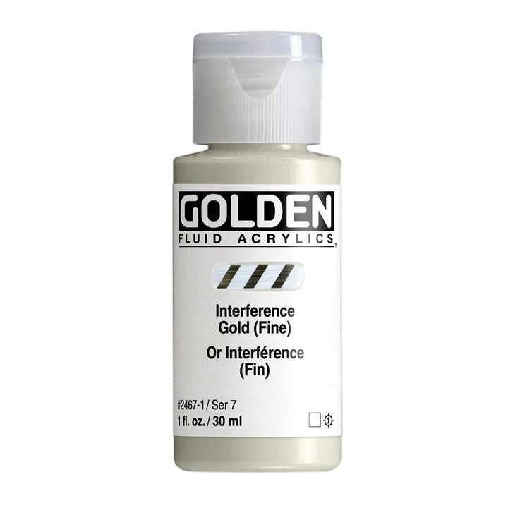 GOLDEN Vernice acrilica a interferenza fluida 30 ml | Vari colori