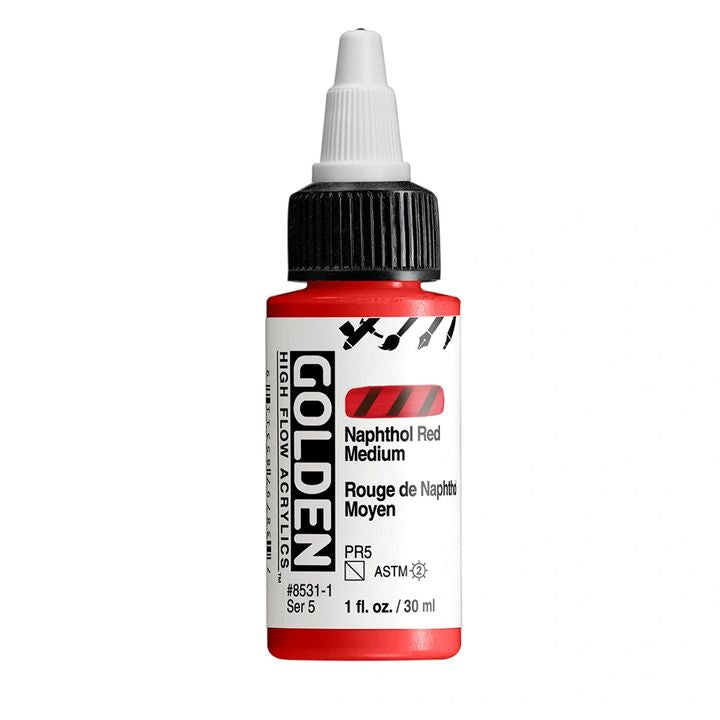 GOLDEN Vernice acrilica ad alto flusso 30 ml | Varie tonalità