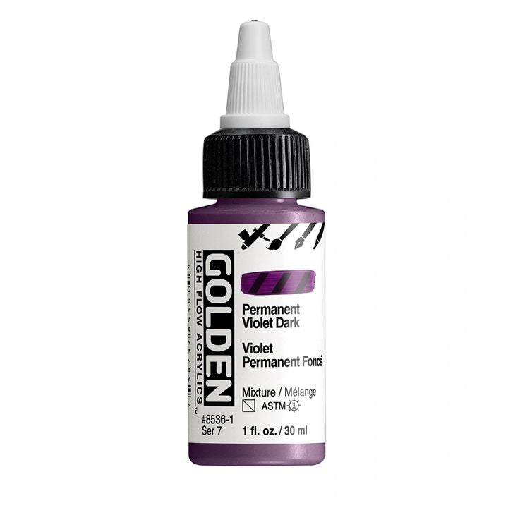 GOLDEN Vernice acrilica ad alto flusso 30 ml | Varie tonalità